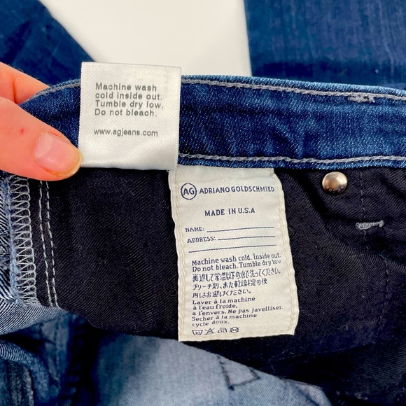 AG Adriano Goldschmied The Angel Bootcut Dark Wash  Midrise Y2K Denim - Picture 8 of 12